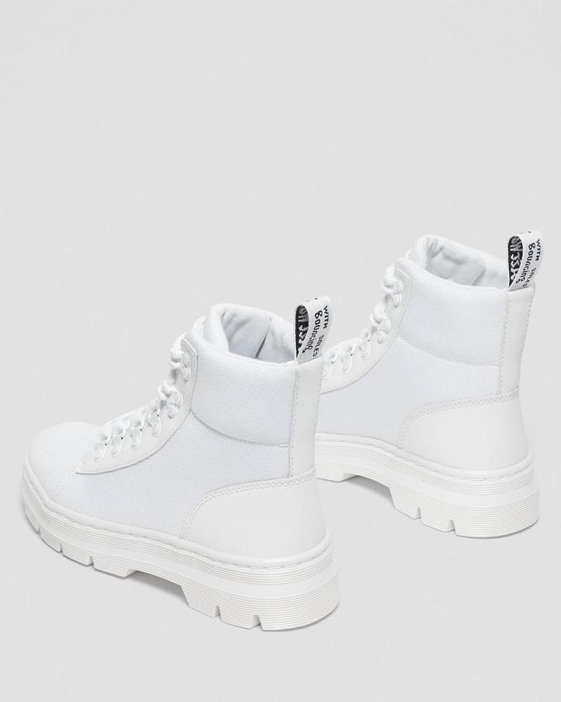 Dr Martens Combs Poly Ankelstøvletter Dame Hvite | Norge 712EBC
